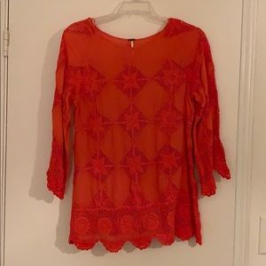 Free People 3/4 sleeve top